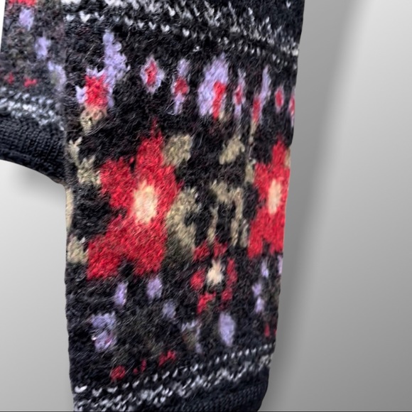 1980’s Vintage Tally-Ho Creations Boiled Wool Cardigan - Picture 6 of 11